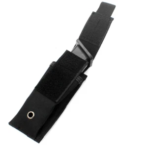 Outdoor Black Tactical Magazine Pouch Molle Flashlight Pouch Torch Holder Case - Picture 1 of 2