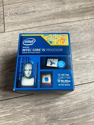 Intel Core i5 4670K CPU (3.4GHz, 4 Core, 4 Threads, 6MB Cache) - Image 1 of 4