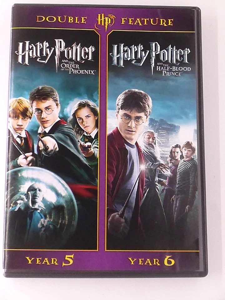 Harry Potter and the Order of the Phoenix, Half-Blood Pr.. (DVD, 2-film) - K0428 - Image 1 of 1