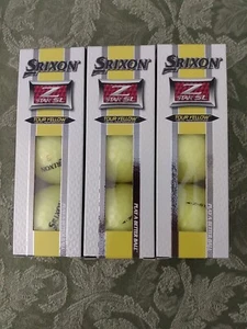 Srixon Z-Star SL Tour Yellow Golf Ball 3 Sleeves 9 Balls Marked 2, 3, 4 READ - Picture 1 of 7