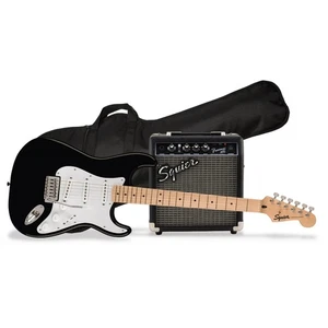 Squier Sonic Stratocaster Pack Black - Picture 1 of 9