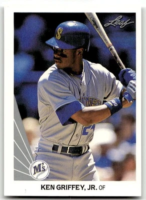 1990 Leaf #245 Ken Griffey Jr. Seattle Mariners HOF SEM RESERVA! ESTADO PERFEITO! - Imagem 1 de 2