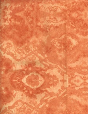 New AE Nathan Comfy Prints Orange Blender Flannel Fabric by the Quarter-Yard - Image 1 of 3