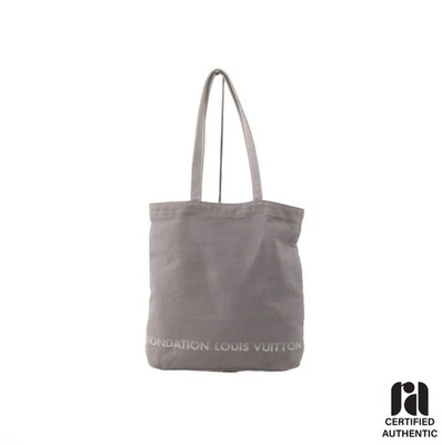 Bolso de Mano Louis Vuitton Fundación Gris Lona Auténtico Excelente Estado Foto 1 de 4