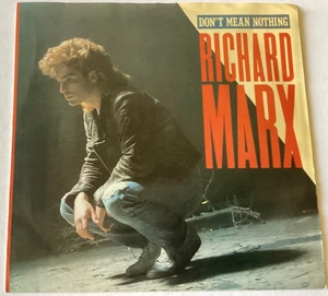 RICHARD MARX “Don’t Mean Nothing” Picture Sleeve 45 RPM Vinyl Record FreeShip - Picture 1 of 4