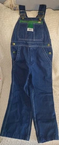 Vintage Liberty Bib Front Overalls Blue Denim Farmer Conductor Size 8 regular - Picture 1 of 5