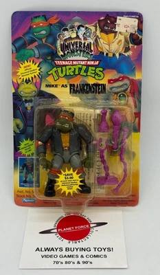 Mike as Frankenstein 1993 sin usar, en caja TMNT figura de monstruos universales de colección NUEVO Foto 1 de 3
