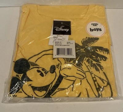 Disney Mickey Mouse Beach Vibes T-Shirt Kohls Boys XL - Image 1 of 4
