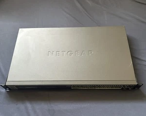 NetGear ProSafe GS728TP 24 Port Gigabit PoE+ Smart Managed Switch W/ Power Cord - Picture 1 of 9