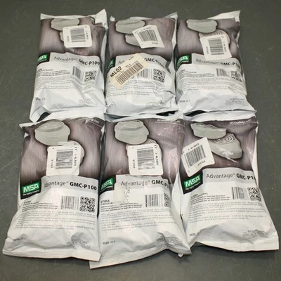 (6 Pairs) MSA Combination Filter Cartridges 815364, Bayonet, CL CD HC HS OV P100 - Image 1 of 4