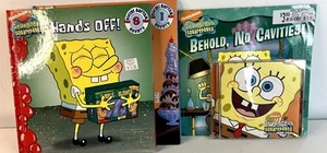 Set of 3 Nickelodeon SpongeBob Squarepants Books & Original Theme Music CD - Imagen 1 de 18