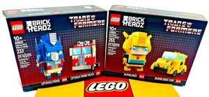 LEGO Brickheadz 40803 et 40804 Transformers Optimus Prime & Bumblee sets - Photo 1/2