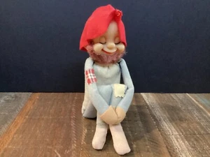 Vintage 1960's Japan Kamar inc. Living Dolls Knee Hugger 14” hillbilly doll - Picture 1 of 10