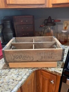 Rare Vintage Yoo-Hoo Chocolate Drink Wooden Crate - Picture 1 of 11