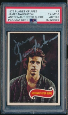 1975 Planet of the Apes #3 Burke PSA 6 James Naughton signed auto PSA/DNA 8 - Image 1 of 2