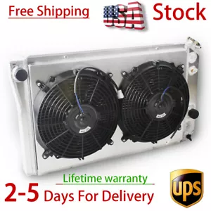 Ventilador radiador aluminio 3 filas V8 5,7 filas Chevy Corvette 1984 1985 1986 1987-1990 - Imagen 1 de 11
