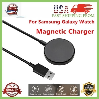 FIXURCELL Wireless Magnetic Charger Dock For Samsung Galaxy Watch 4/3/R500/R820/Active 2/1