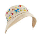 Easylife Embroidered Hat (Natural). Ladies Sun Hat with Roll-Down Brim (One
