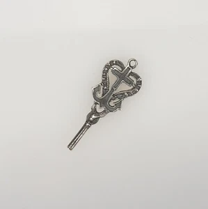 ¡Raro! Reloj de Bolsillo Plata Sólida Llave de Cuerda Para Hombre Sin Repetidor Fusible Dúplex RARO - Imagen 1 de 3