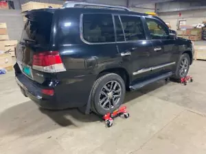 Fahrzeug Positionierwagen 2 Rad Wagenheber Auto Hydraulik Hub Reifen schwer - Bild 1 von 6