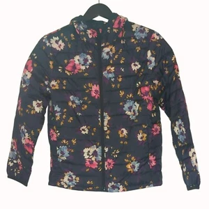 Gap Kids XXL Coldcontrol Floral Hooded Puffer Jacket Water-Resistant - Picture 1 of 7