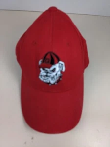 University Of Georgia UGA Bulldogs Hat Red DAWGS One Size 100% Cotton - Picture 1 of 4