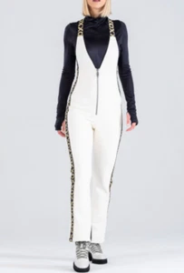 Pantalones de esquí HEAD para mujer JET BIB Softshell pantalones de invierno blancos/marfil talla S $525 - Imagen 1 de 6