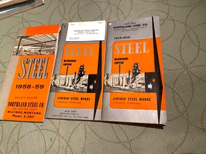 3 NORTHLAND STEEL CO 1929-1954 ALUMINUM COPPER AUTOGATE FARM HIGHWAY BOOKLETS - Picture 1 of 6