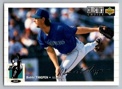 1994 Upper Deck Collector's Choice - Bobby Thigpen #516  Silver Signature - Image 1 of 2