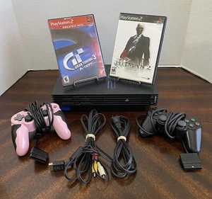 Sony PlayStation 2 Konsole Fettpaket (getestet funktioniert super) - Bild 1 von 12