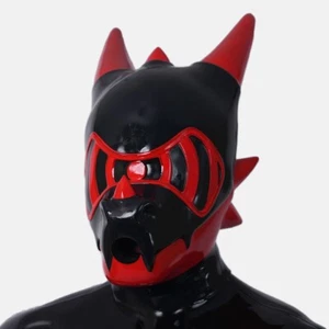 Furrjoi Silicone Hypno Dragon Drone Mask Furry Fetish Pet Play Party Hood Cos - Picture 1 of 15