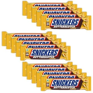 Snickers Butterscotch Chocolate Bar Loaded With Delicious  40g Bar (Pack of 15) - Picture 1 of 3