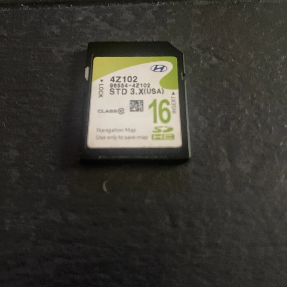 hyundai navigation sd card 4Z102 96554-4Z102 - Image 1 of 1