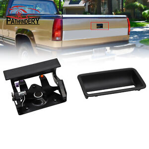Tailgate Handle & Bezel for Chevrolet Gmc C/K 1500 2500 3500 Pickup Truck Black (For: Chevrolet)