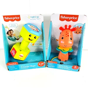 Fisher-Price Pack Aktivität Giraffe und Lachen & Lernen Counttin' Reps Hantel Spielzeug - Bild 1 von 13
