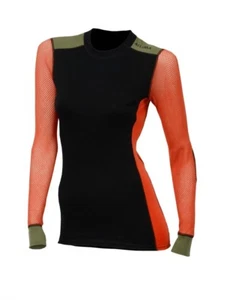 Aclima Woolnet Hybrid Hiking Crew Neck Women, Merino Wool; Mesh Underwear - Picture 1 of 2