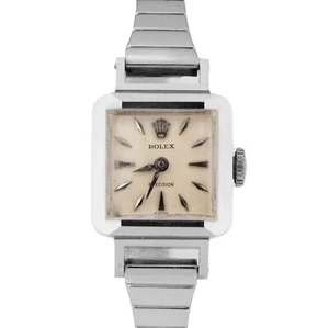 Ladies Rolex Cocktail Stainless Steel 17mm Silver Mechanical Hand-Winding Watch - Picture 1 of 8