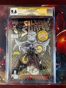Silver Surfer #50 CGC 9.6 3rd Print Signed By Jim Starlin & Ron Lim - Picture 1 of 3