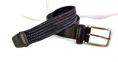 Dockers мужской L (39-40) коричневый ремень сплетенный искусственной кожи морской якорь катание на лодке - Изображение 1 из 4