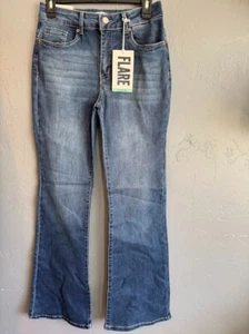 AUSTIN Refuge Denim Jeans Mid-Rise Push-Up Flare New with tags. Choose Size 0-15 - Picture 1 of 8