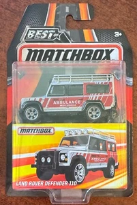 Mattel Matchbox Best Of Matchbox Land Rover Defender 110 Ambulance - Picture 1 of 1