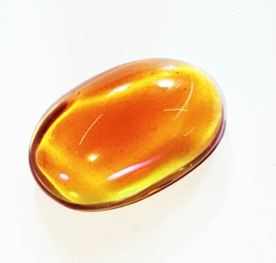 Certified Australian Black & Golden Synthetic Opal Loose Gemstone Gems 25.00 Ct - Image 1 of 4