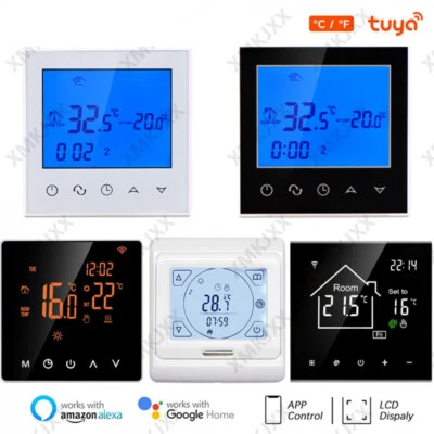 TUYA WiFi Thermostat Digital-LCD WLAN Gas Boiler Raumthermostat Fußbodenheizung - Bild 1 von 4