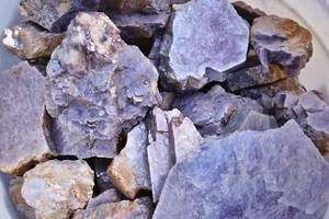 LEPIDOLITE MICA * 1-3" 30/Lb * Natural Purple Pegmatite Rough Mineral * Brazil - Picture 1 of 8