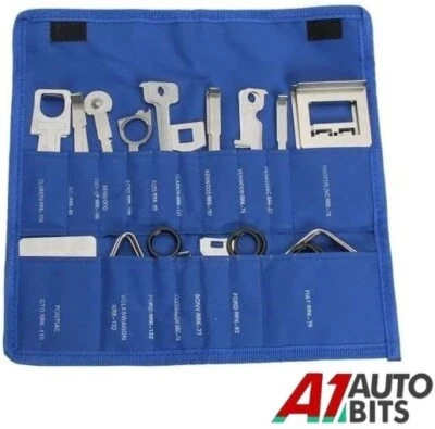 38 Pcs Professional Car Radio Cd Removal Tool Set Stereo Head Unit Removing Keys - Image 1 of 4