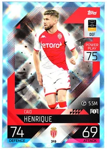 CAIO HENRIQUE - 2022-23 Topps Match Attax UCL/UEL Crystal #319 AS Monaco - Picture 1 of 2