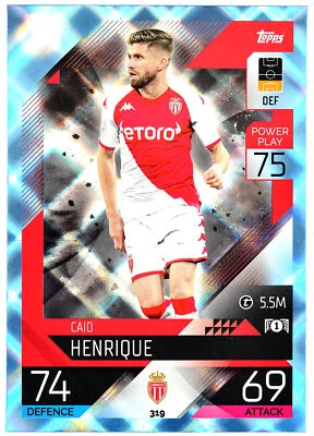 CAIO HENRIQUE - 2022-23 Topps Match Attax UCL/UEL Crystal #319 AS Monaco - Image 1 of 2