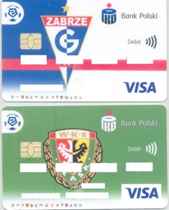 Poland bank cards  , Visa , ( Expired ) - Picture 1 of 2