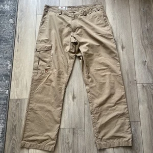 Fjallraven G-1000 Ovik Trousers Men's Sz EU52 US36 Tan Outdoor Pants - Picture 1 of 9