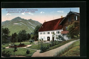 Brannenburg, Ansichtskarte, Erholungsheim des Bayer. Postverbandes 1915 - Picture 1 of 2